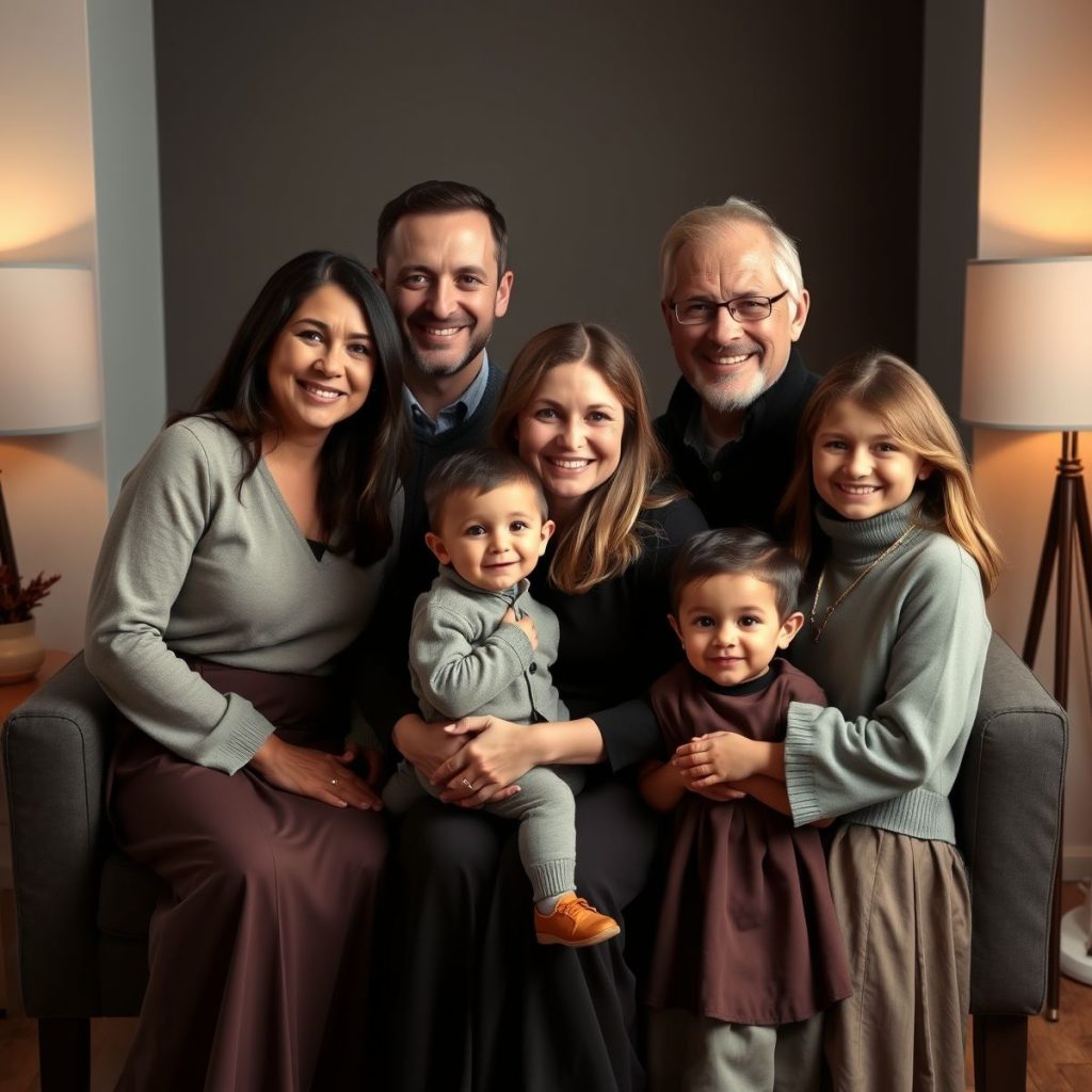 Fotos de família em estúdio: Capturando Momentos Especiais